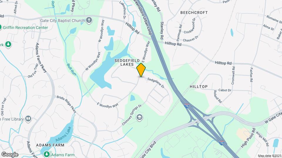 2533 E Woodlyn Way Map and Location Details