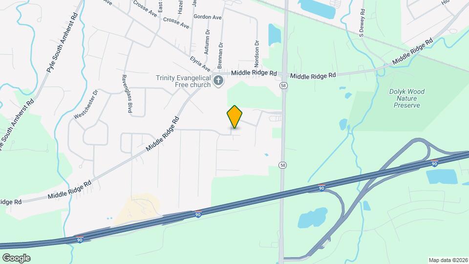 1039 Dodge Dr Map and Location Details