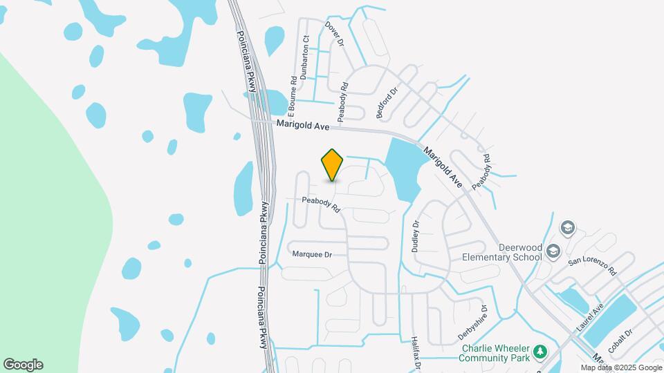 1109 Cambourne Dr Mapa y Detalles de la Ubicación