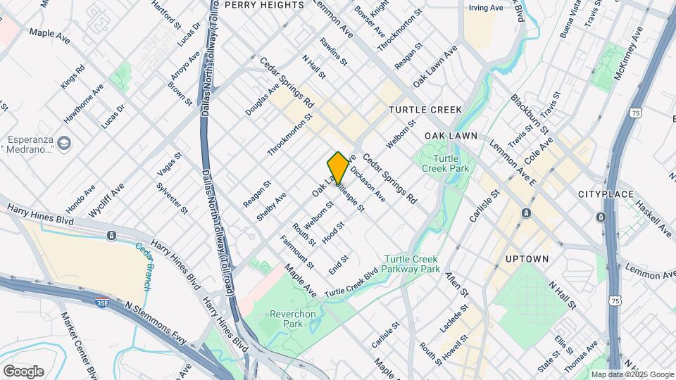 2815 Welborn St Map and Location Details