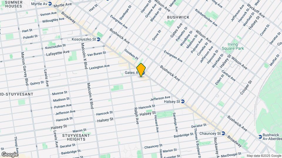 833 Monroe St Map and Location Details