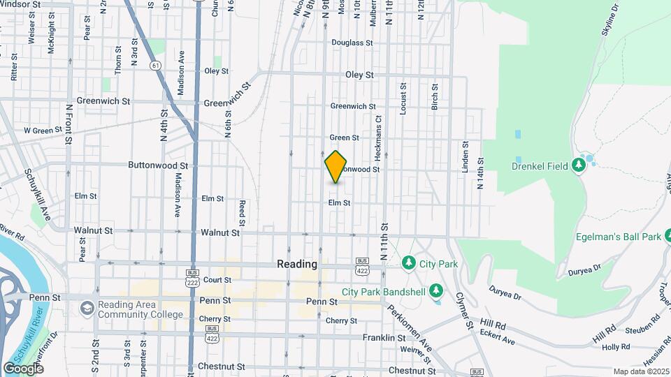 330 Moss St Map and Location Details