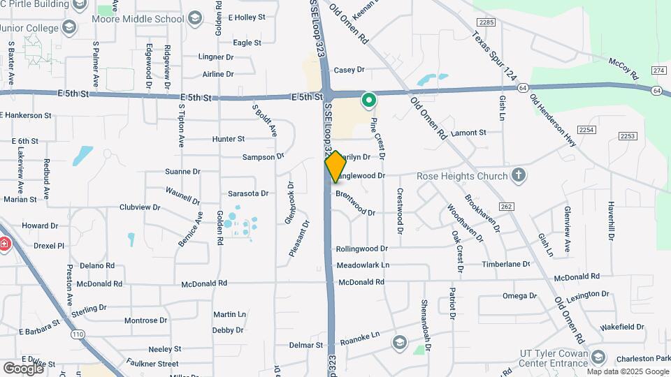 2700 Brentwood Dr Map and Location Details