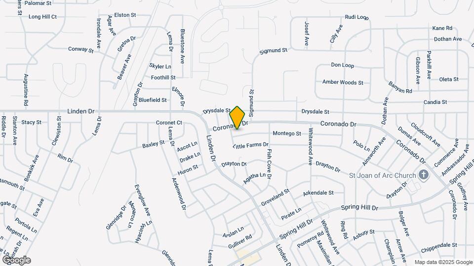 12435 Montego St Map and Location Details