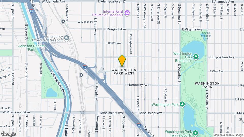 777 S Logan St Map and Location Details