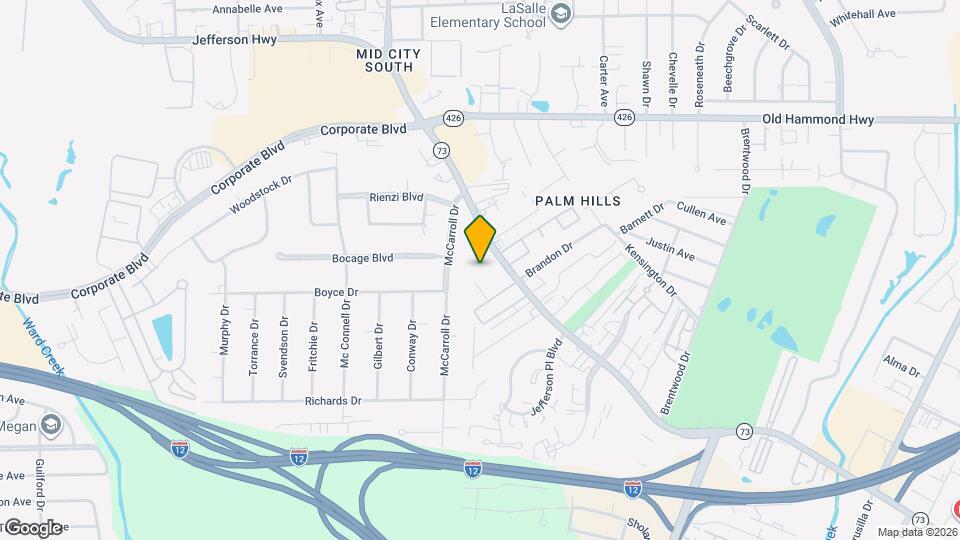 7950 Jefferson Hwy Map and Location Details