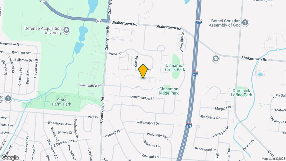 629 Bungalow Ct Map and Location Details