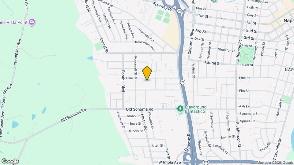 2745 Pine St Map and Location Details