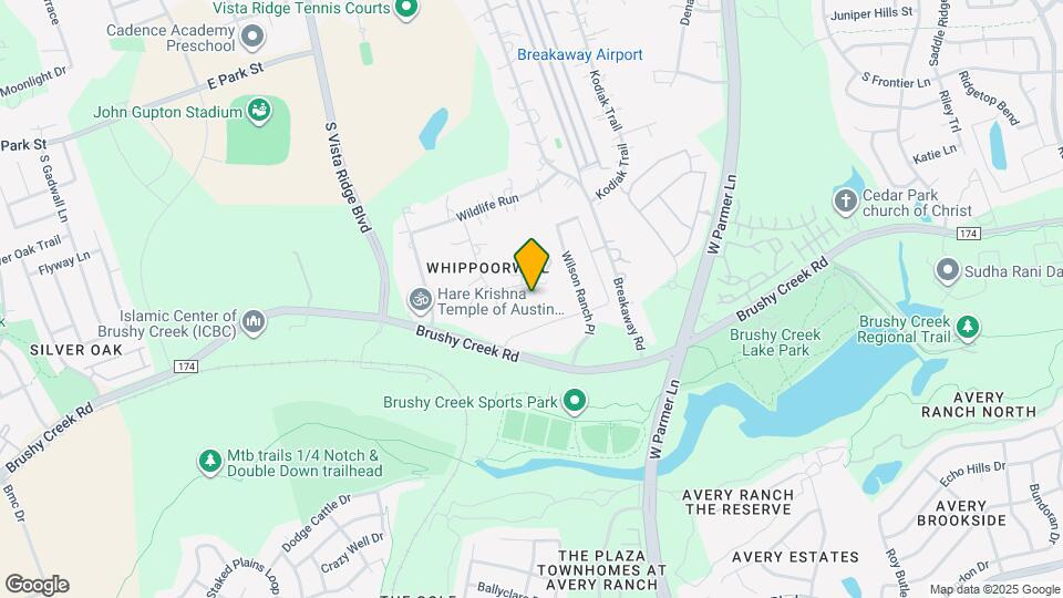 2505 Grandridge Trail Map and Location Details