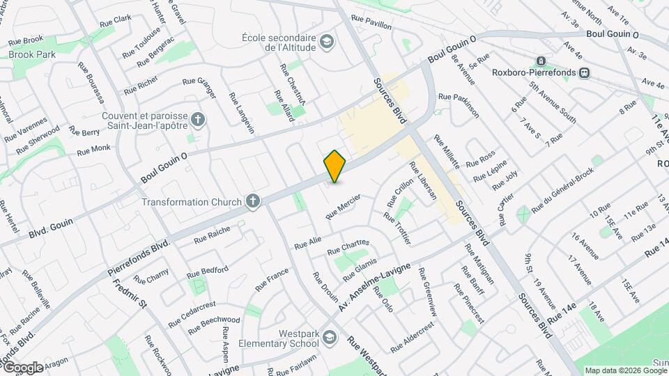 12100 De Pierrefonds Boul Map and Location Details