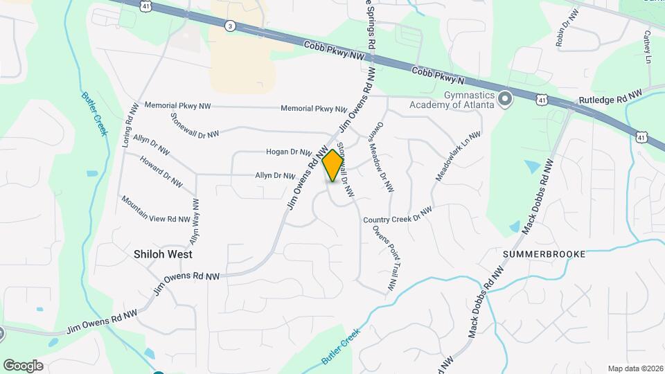 3424 Hogan Dr NW Map and Location Details