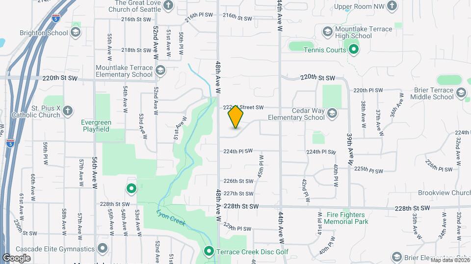 4607 223rd St SW Map and Location Details