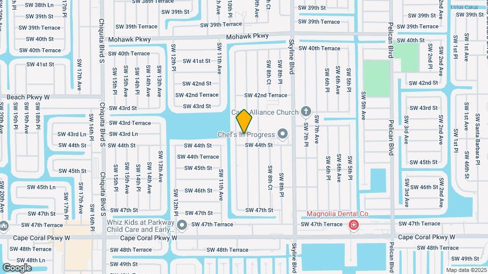 4334 SW 9th Pl Map and Location Details