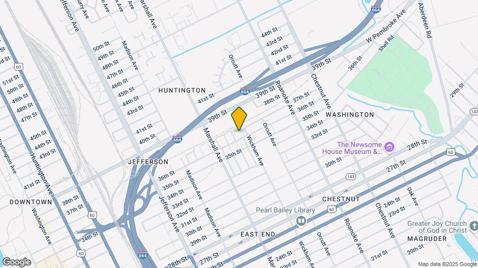 869 36th St Map and Location Details