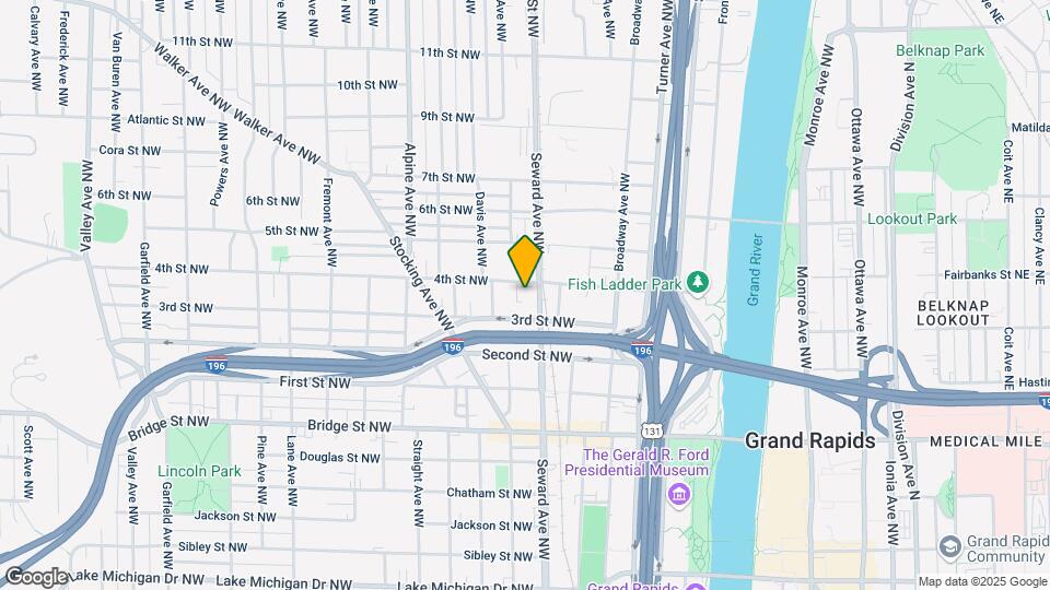 612 4th St NW, Unit 4 Map and Location Details