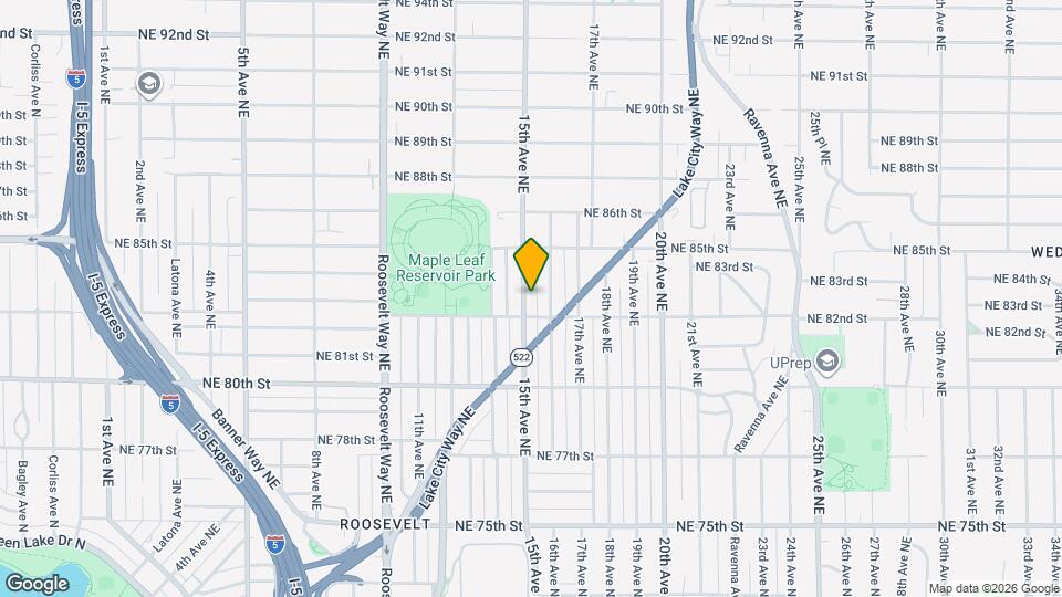 8212 15th Ave NE Map and Location Details