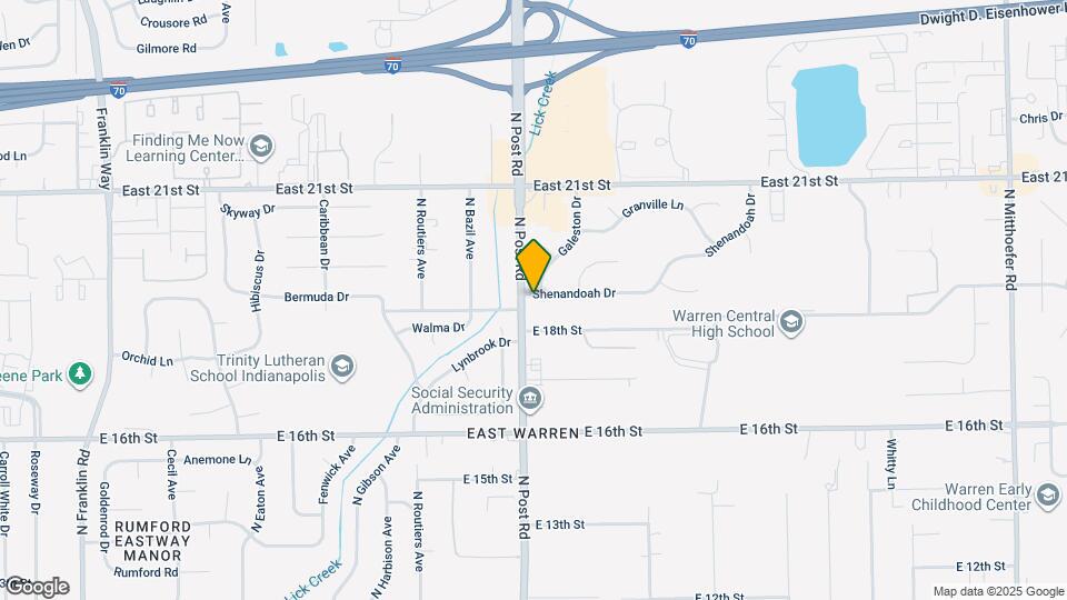 9005 Shenandoah Dr Map and Location Details