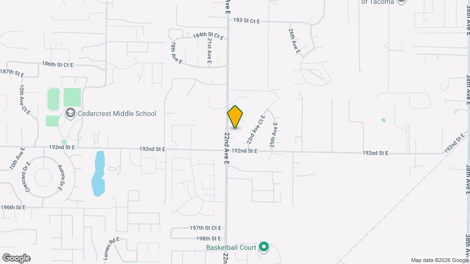 2225 191st St Ct E Map and Location Details