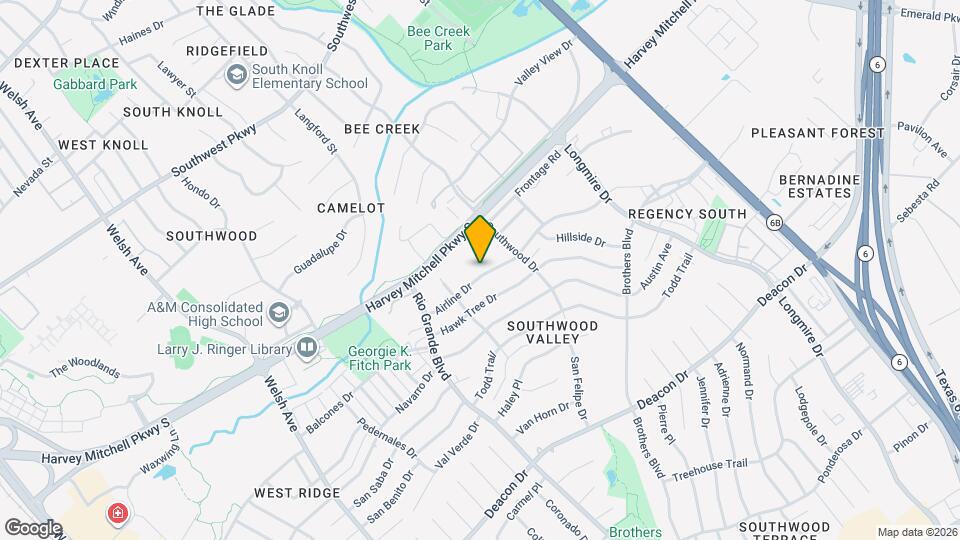 1227 Airline Dr Map and Location Details