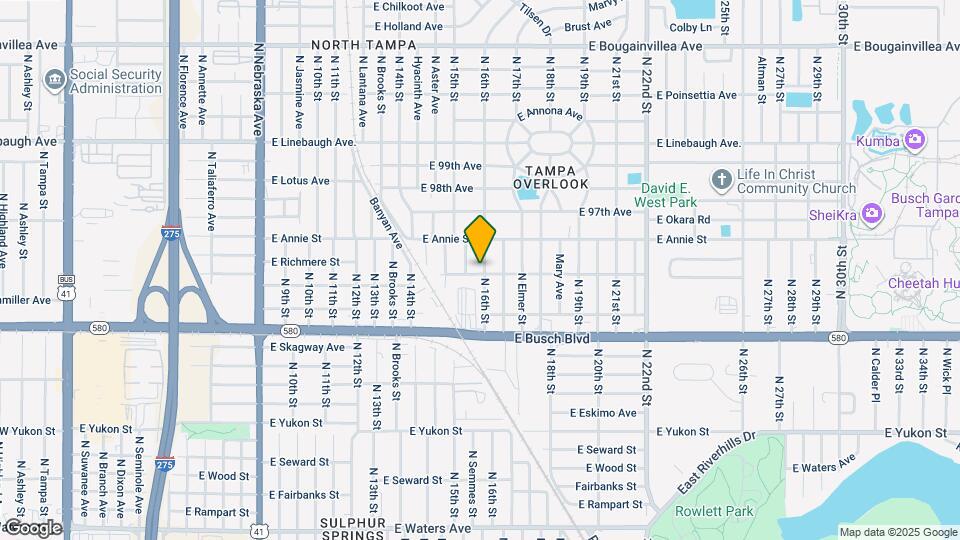 9402 N 16th St Map and Location Details