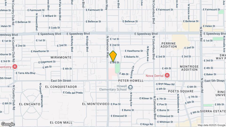 3926 E 3rd St Map and Location Details