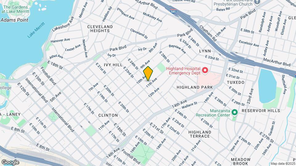 1031 E 24th St Mapa y Detalles de la Ubicación