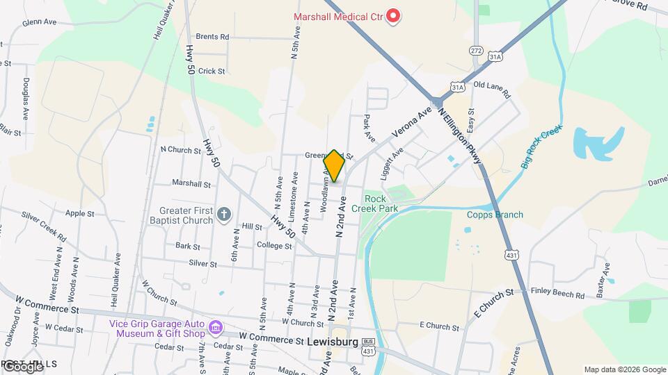 215 Adams St Map and Location Details