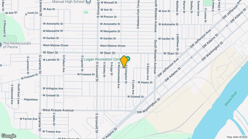 1507 S Livingston St Mapa y Detalles de la Ubicación