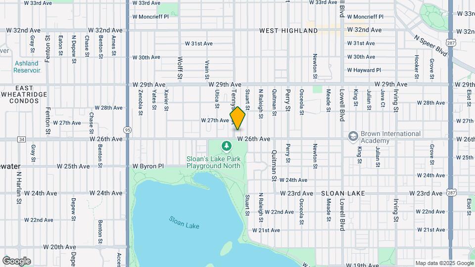 2610 Tennyson St Map and Location Details