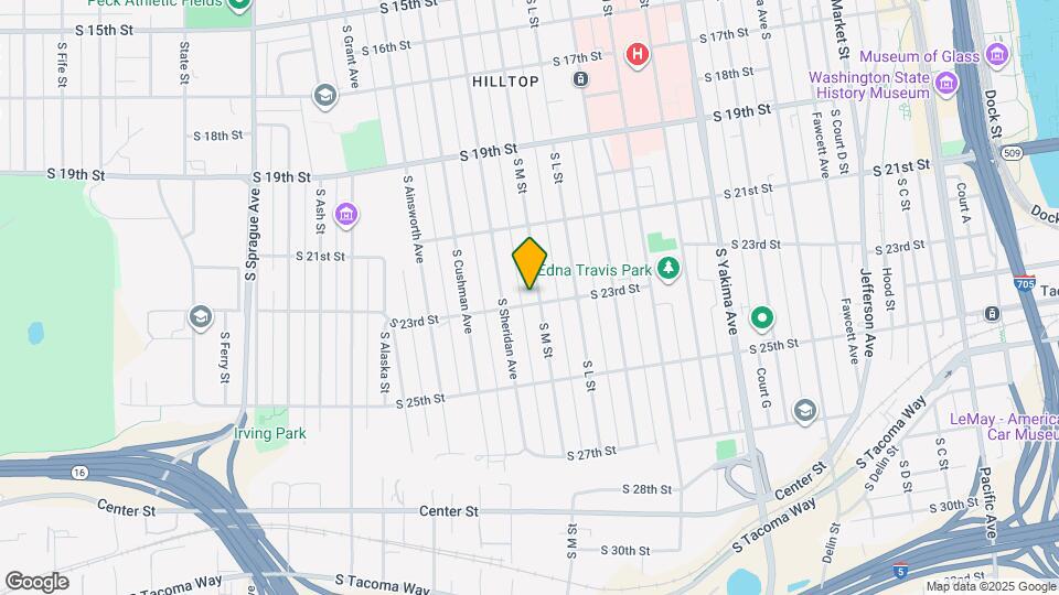 2156 S M St Map and Location Details