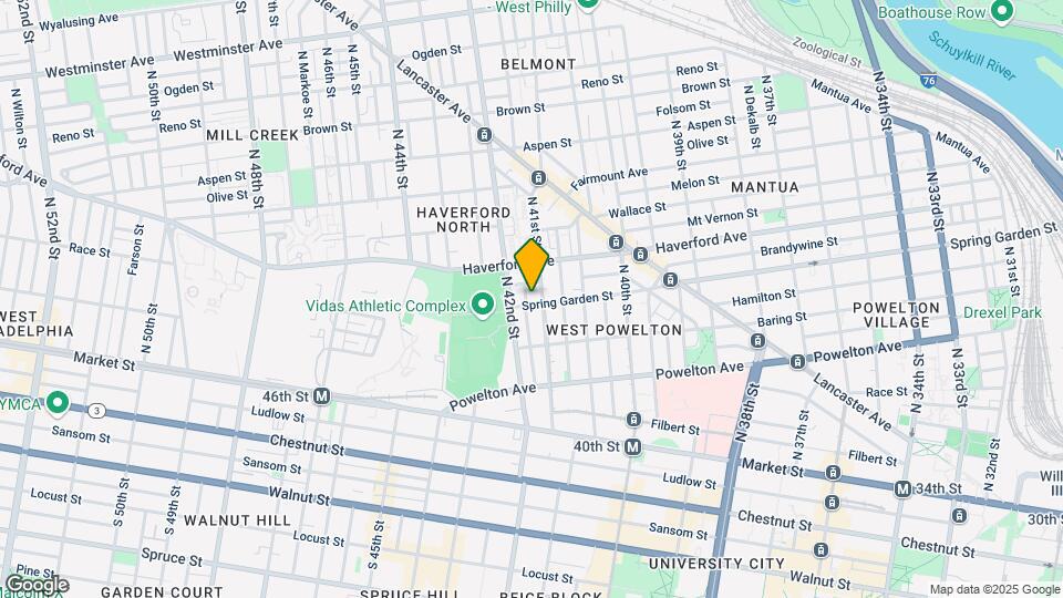 4113 Spring Garden St Map and Location Details