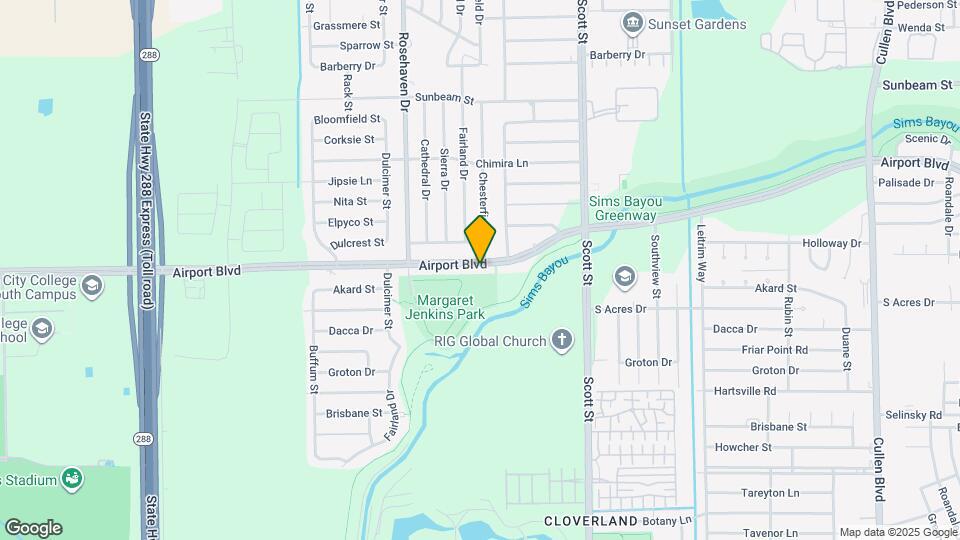 3366 Airport Blvd Map and Location Details