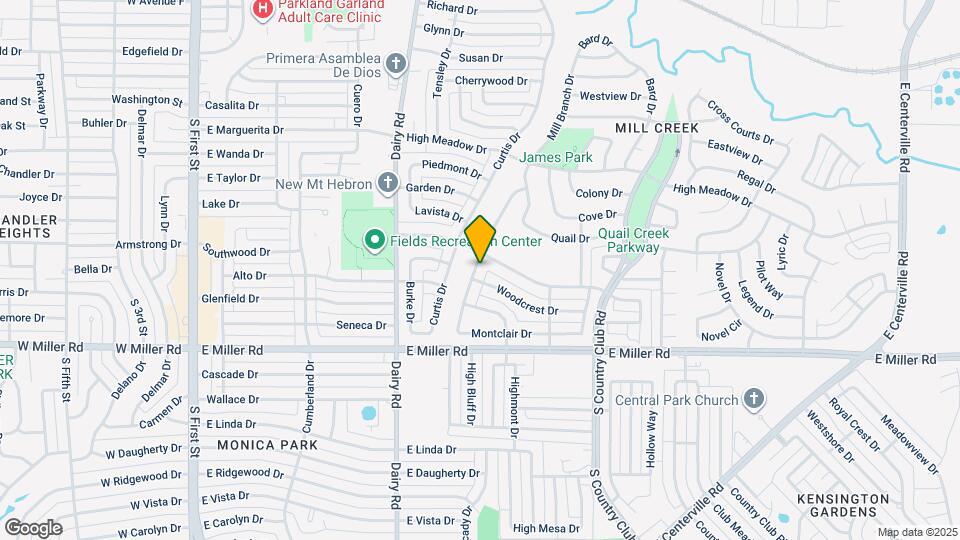 1710 Danbury Dr Map and Location Details