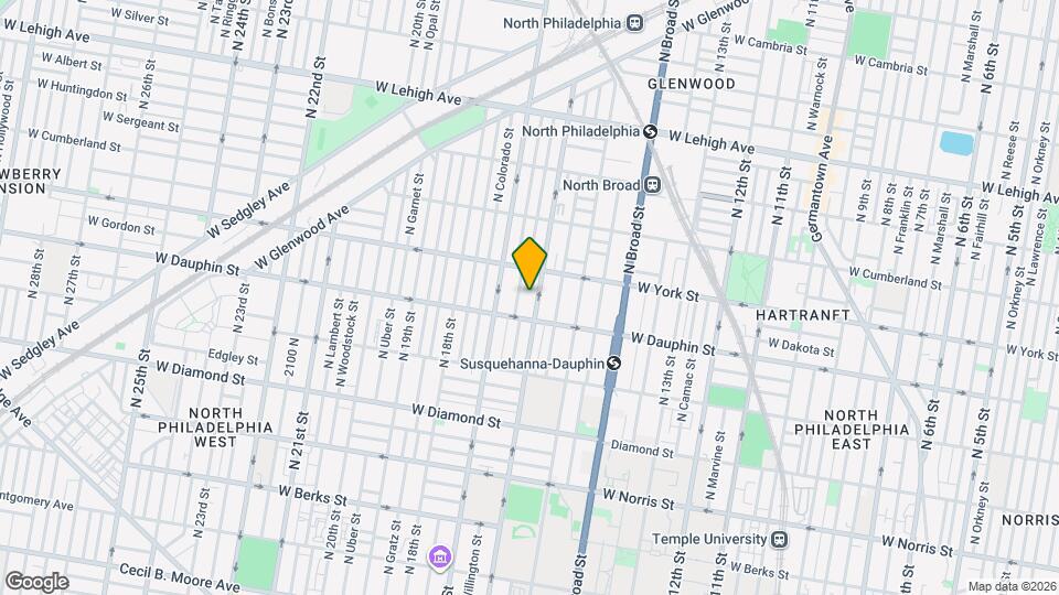 2326 N 16th St Map and Location Details