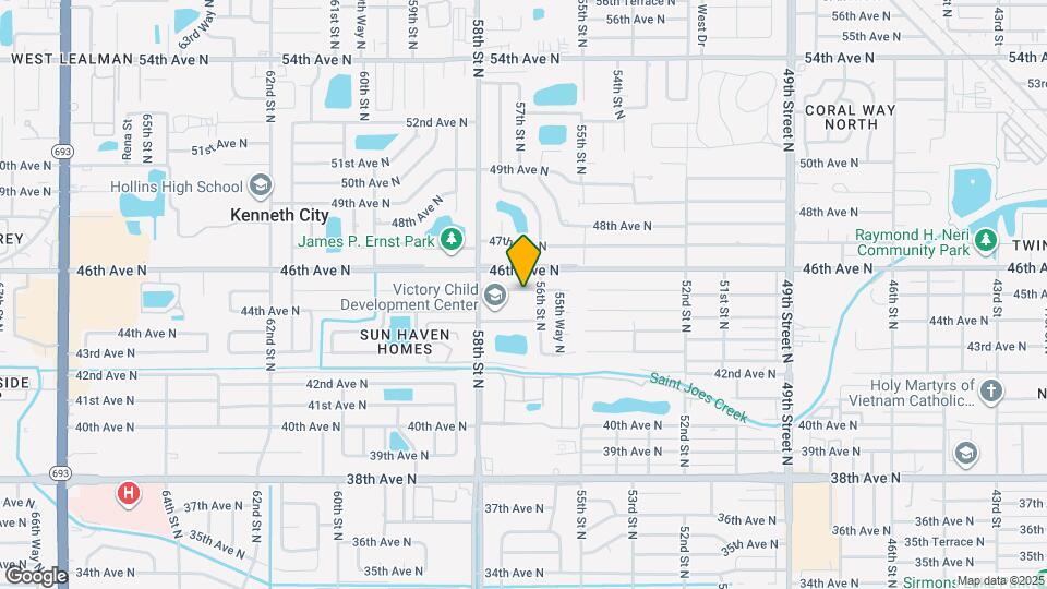 5682 45th Ave N Map and Location Details