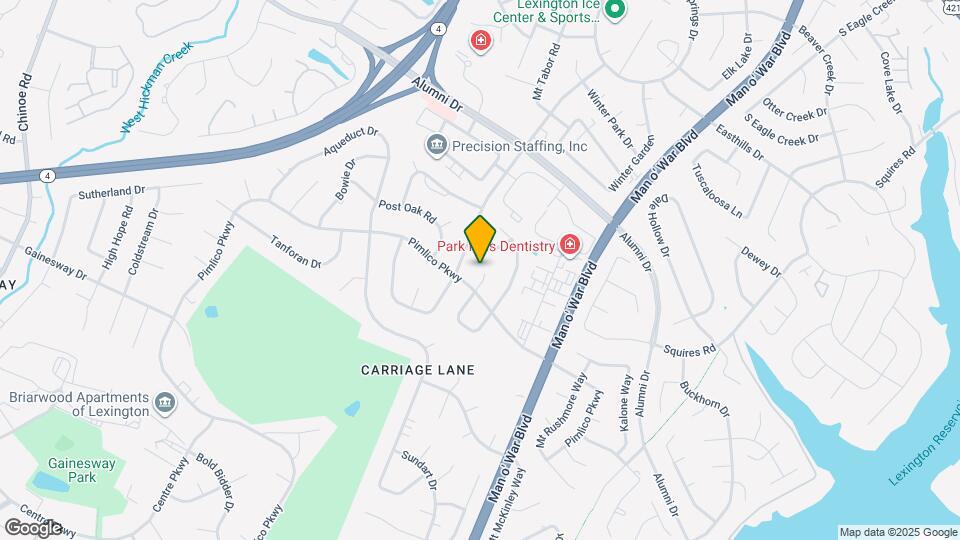 3107 Glenridge Cir Map and Location Details