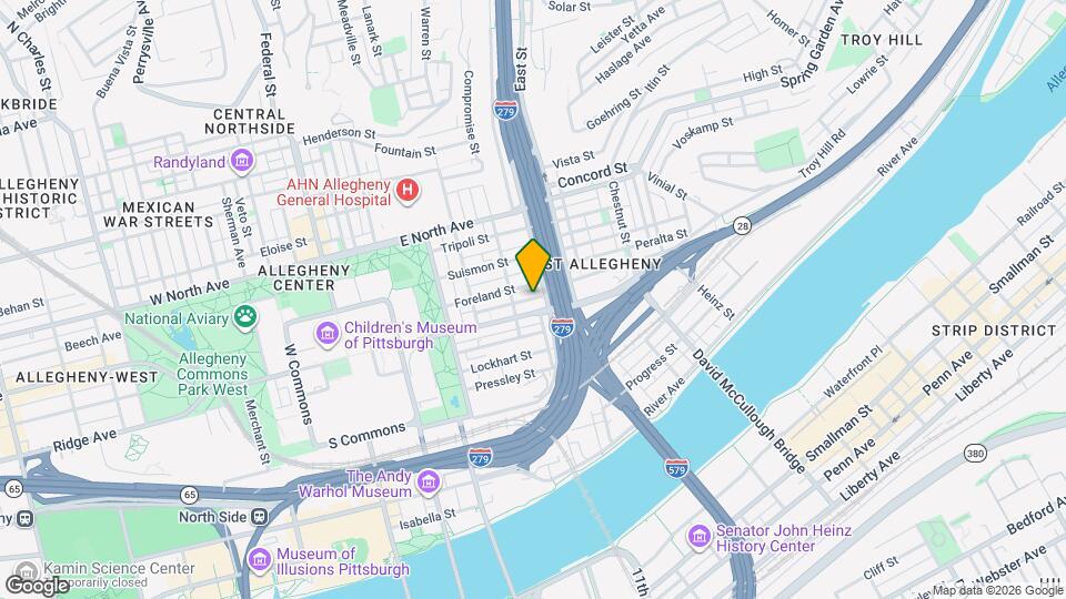 647 Emlin St Map and Location Details