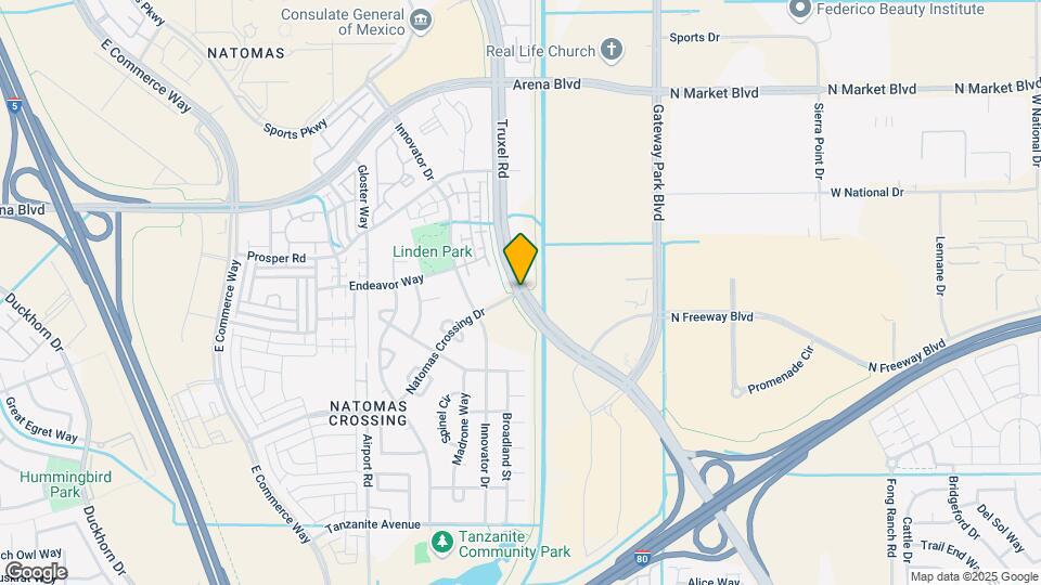 2505 Natomas Crossing Dr Map and Location Details
