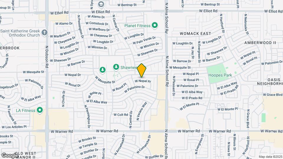 1226 W Nopal Pl Map and Location Details