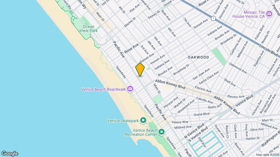 710 Pacific Avenue Map and Location Details