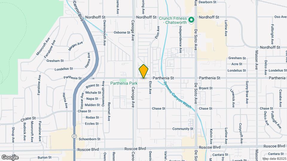 21330 Parthenia St Map and Location Details