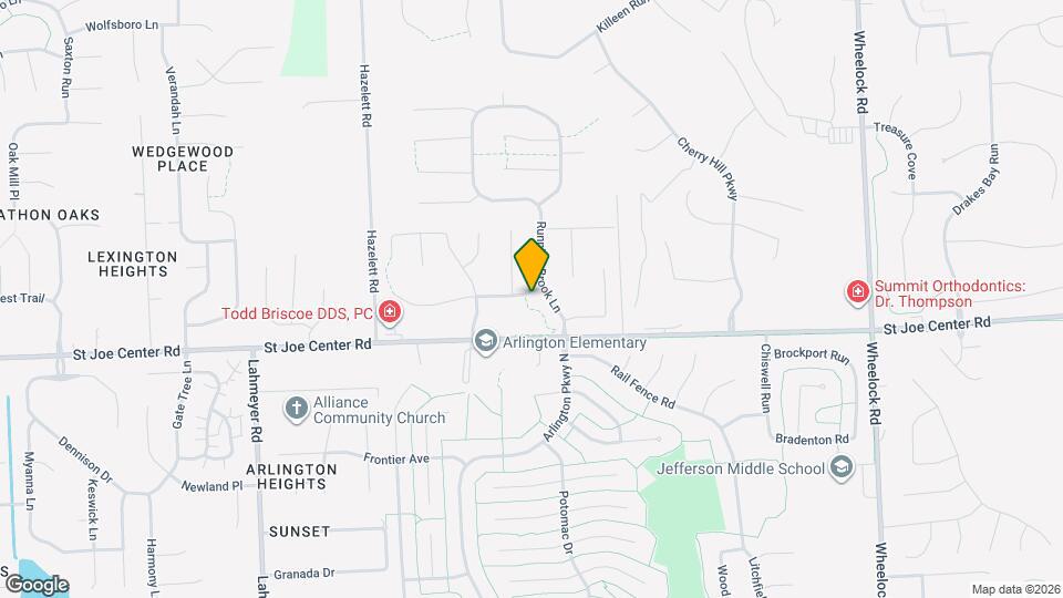 8218 Fountainhead Dr Map and Location Details