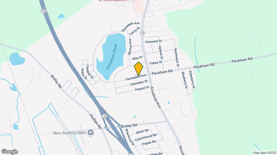 1042 Sassaquin Ave Mapa y Detalles de la Ubicación