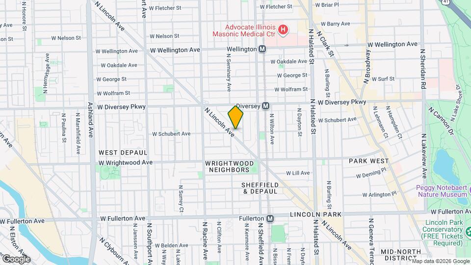 2677 N Lincoln Ave, Unit 3R Map and Location Details