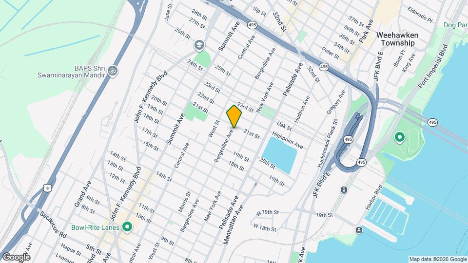 2018 Bergenline Ave Map and Location Details