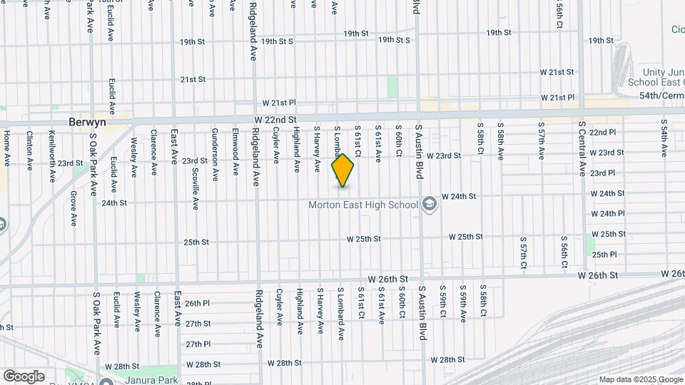 2343 S Lombard Ave Map and Location Details
