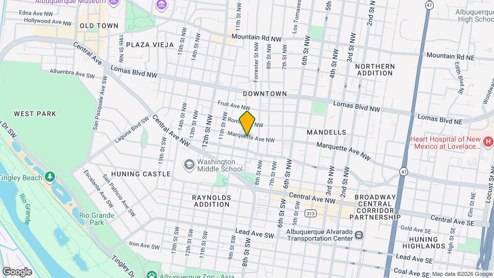 902 Marquette Ave NW Map and Location Details