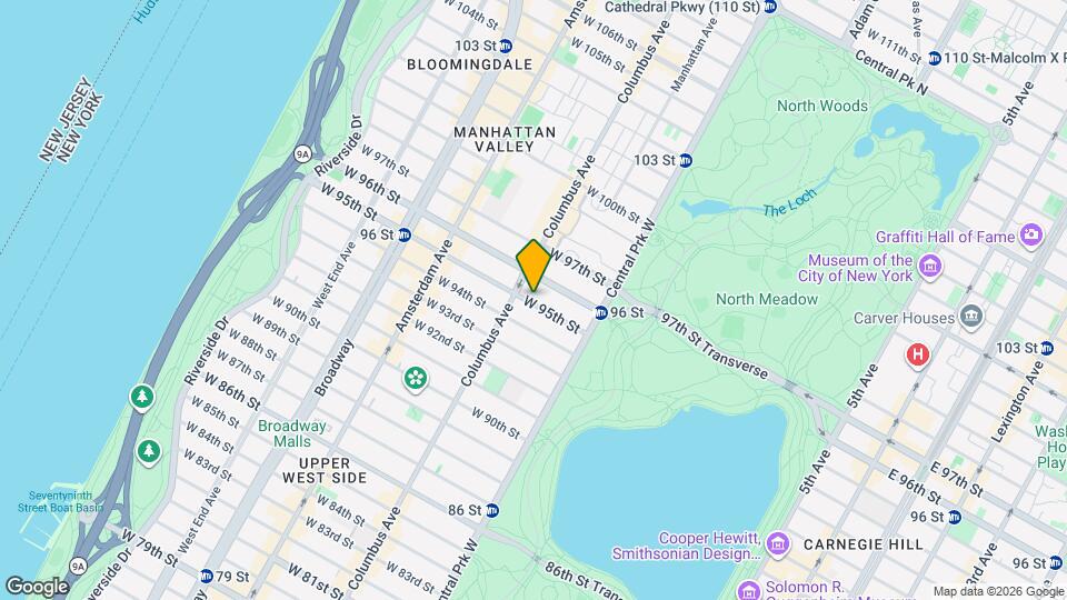 65 W 95th St Map and Location Details