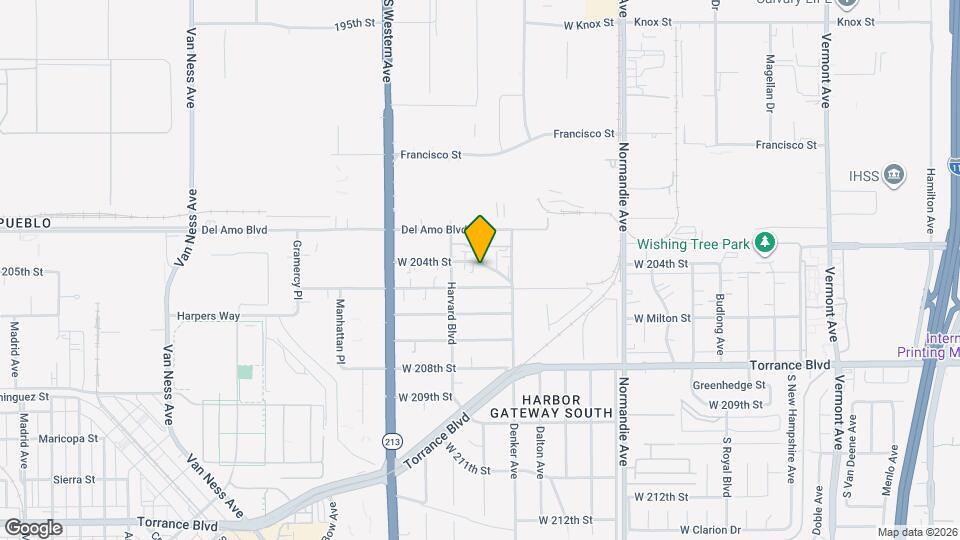 1530-1204 W 204th St Map and Location Details