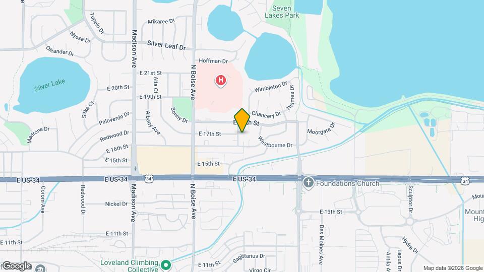 1636 Cheyenne Ave Map and Location Details